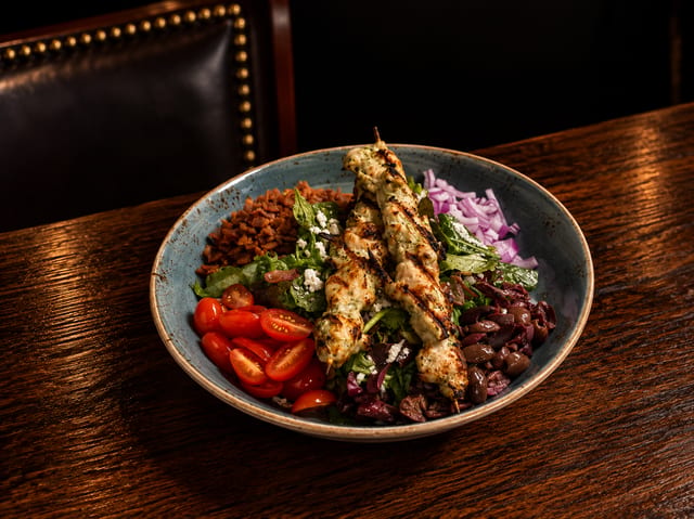 Greek Cobb Salad.