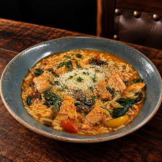 Orzo and Salmon