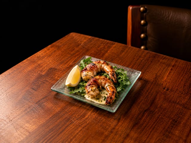 2 Pancetta Prawns.