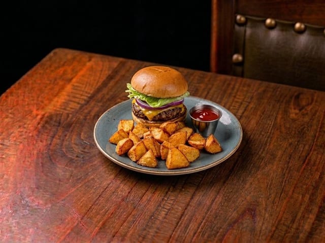 Tavern Cheeseburger.